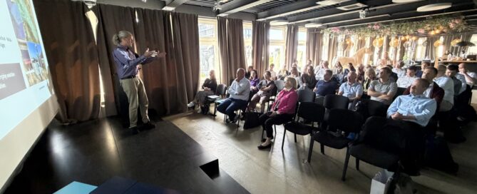 Chris Bley presenting to the KoKo Retreat in Zug